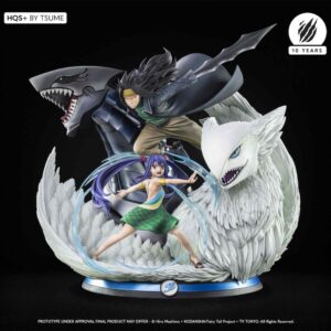 Figura tsume arts fairy tail gajeel & wendy estatua resina escala 1 - 4 hqs+
