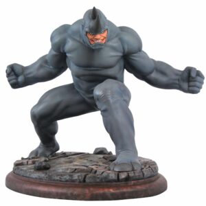 Figura diamond select toys marvel comic premiere collection spider - man rhino