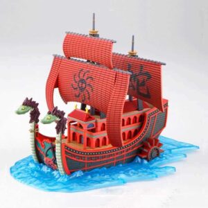 Replica bandai hobby one piece grand ship collection nine snake kuja pirate ship model kit