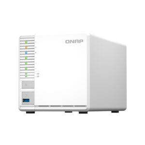 Servidor nas qnap ts - 364 - 8g 3 bahias n5095 blanco