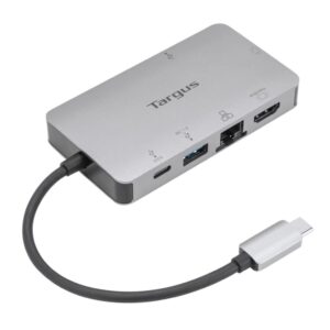 Docking station targus usb tipo c a 1 x hdmi 1 x vga 1 x usb tipo a 1 x usb tipo c plata