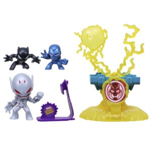 Set de juego marvel stunt squad villain knockdown