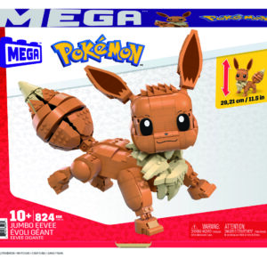Figura mattel mega construx pokemon jumbo eevee