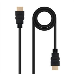 Cable nanocable hdmi v2.0 4k@60hz 18gbps a - m - a - m - 1.5 m - negro