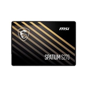Disco duro interno solido ssd msi spatium s270 960gb 2.5 pulgadas sata3