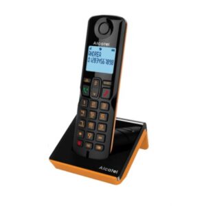 Telefono fijo inalambrico alcatel s280 daso ewe black - orange