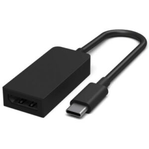 Adaptador usb tipo c a display port microsoft surface 16cm - macho - hembra - negro