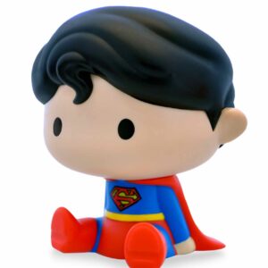 Figura hucha plastoy dc comics justice league superman chibi