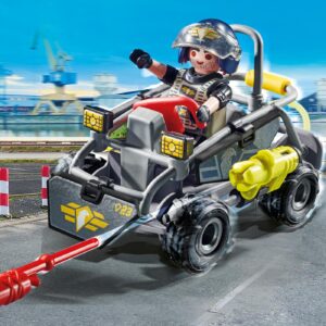 Playmobil fuerzas especiales quad multiterreno