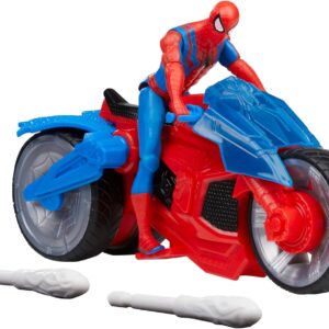 Figura hasbro marvel spider man moto ar?cnida