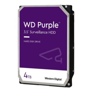 Disco duro interno hdd wd western digital purple wd43purz 4tb 3.5 pulgadas sata 6gb - s 5400rpm 256mb