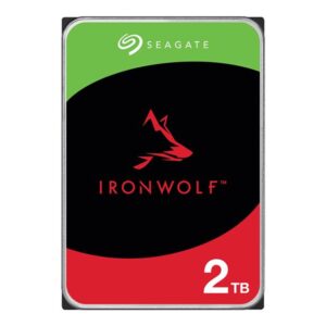 Disco duro interno hdd seagate ironwolf nas st2000vn003 2tb 3.5 pulgadas 5400rpm -  256mb -  sata 6gb - s
