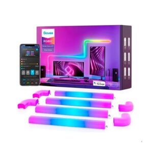Barra led pared govee glide 8+4 h6062 40 modos -  control por voz -  app -  cable 1.8m