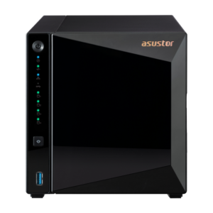 Servidor nas asustor tower 4 bay quad - core 1.4ghz 2gb ddr4 2.5gbe x1
