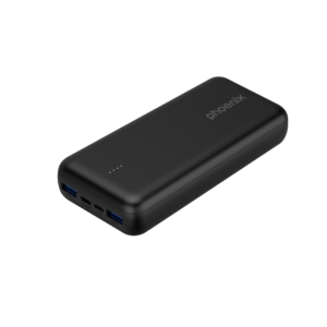 Phoenix powerbank bater?a externa 20000mah con 2 usb carga rapida y 1 usb tipo c pd