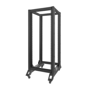 Armario lanberg abierto rack 19 pulgadas 27u -  600x800 negro