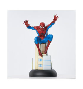 Figura diamond select gallery marvel spiderman leaping exclusiva