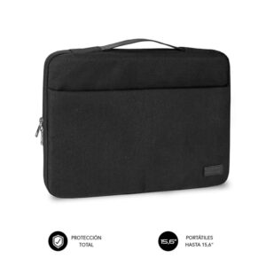 Funda para portatil subblim elegant laptop sleeve 15.6 pulgadas negro