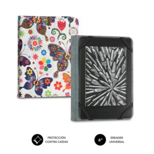 Funda subblim clever ebook case 6 pulgadas mariposas