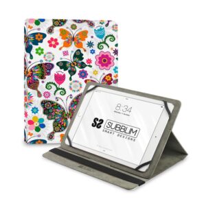 Funda subblim trendy case para tablet 11 pulgadas mariposas
