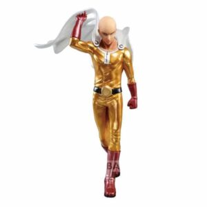 Figura banpresto one punch man dxf premium saitama metalic color 20cm