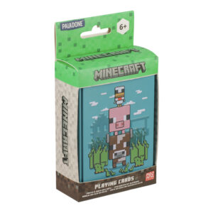 Baraja de cartas en caja met?lica paladone minecraft