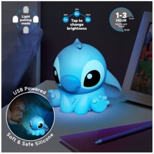L?mpara de silicona 3d paladone disney stitch