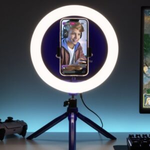 Aro de luz con tr?pode playstation