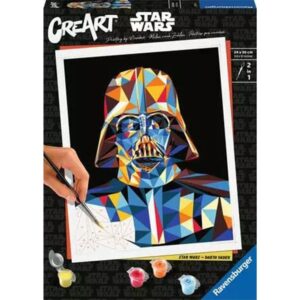 Kit para pintar con n?meros ravensburger creart serie trend c star wars: darth vader