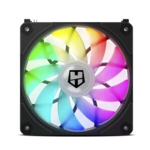 Ventilador caja nox hummer easylink argb 120mm negro