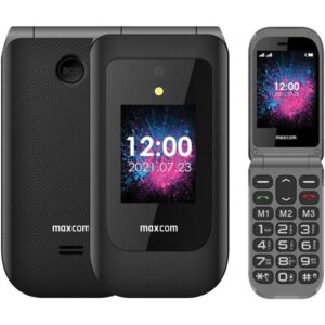 Telefono movil maxcom mm827 2.8 pulgadas 128mb negro