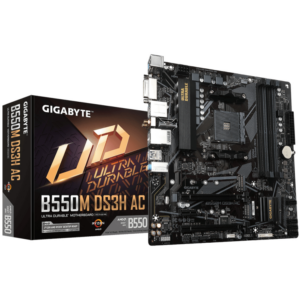 Placa base gigabyte am4 b550m ds3h ac ddr4