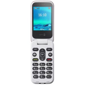 Telefono movil doro 2880 4g blanco y rojo