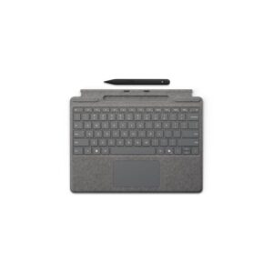 Teclado microsoft surface type + pen para surface pro10 plata