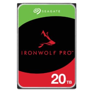 Disco duro interno hdd seagate ironwolf pro nas st20000nt001 20tb 3.5 pulgadas 7200rpm -  256mb -  sata 6gb - s