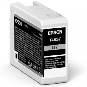 Epson  singlepack gray t46s7 ultrachrome pro 10 ink 25ml sc - p700