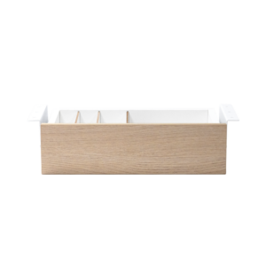 Cajon phoenix para escritorio artisan combinaci?n blanco y madera natural