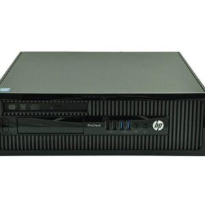 Ordenador reacondicionado sff hp prodesk 400 g1 - i5 - 4th - 8gb  - 256gb ssd - win 10 pro - sin lector