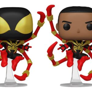 Funko pop marvel spider - man comics miles morales iron spider w - chase aleatorio