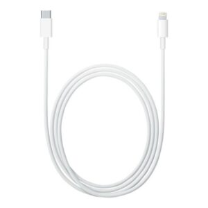 Cable lightning a usb tipo c apple 1m -  macho - macho -  blanco