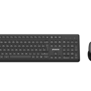 Phoenix combo teclado multimedia + rat?n inal?mbrico con receptor usb 1600dpi