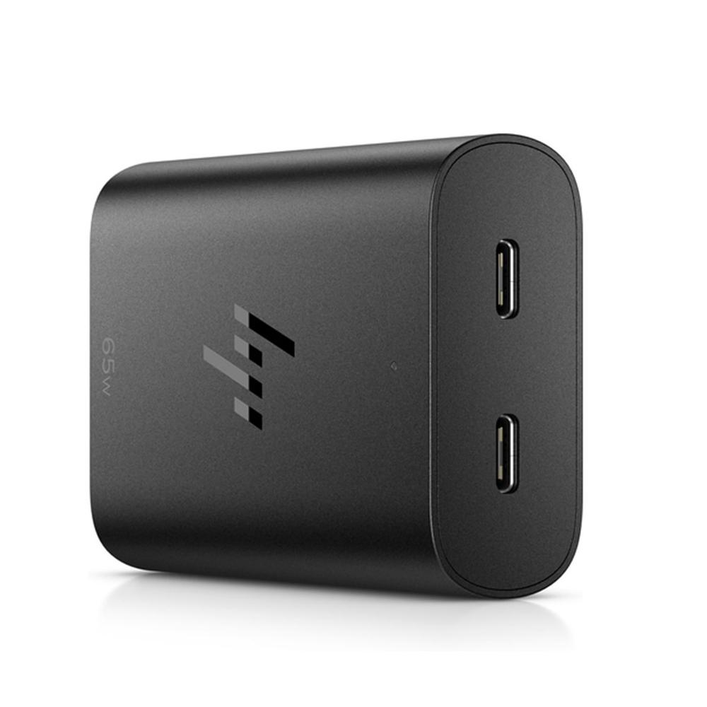 Cargador hp de port?til usb - c 65w dos puertos usb - c