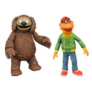 Set de 2 figuras diamond select toys the muppets los tele?ecos scooter and rowlf
