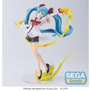 Hatsune miku mega 39's shiny t.r ver. fig. 22 cm hatsune miku  project diva figurizma
