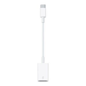 Cable usb tipo c a usb tipo a apple macho - hembra -  blanco