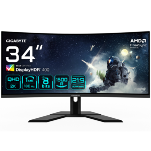 Monitor gaming gigabyte g34wqcp 34 pulgadas 3440x1440 va 1500r