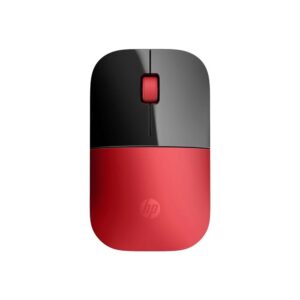 Mouse rat?n hp z3700 ambidiestro rf inalambrica optico rojo y negro