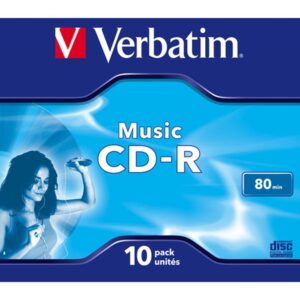 Verbatim cd - r 700mb 16x tarrina 10 unidades audio