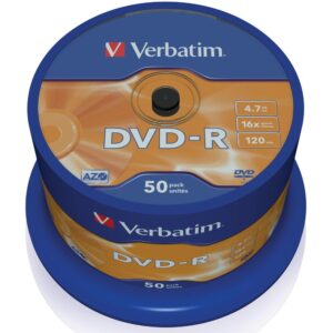 Verbatim dvd - r 4.7gb 16x tarrina 50 unidades advanced azo