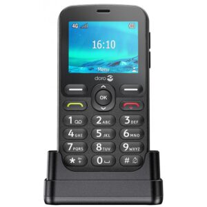 Telefono movil doro 1880 - 2.4 pulgadas - 4g - negro